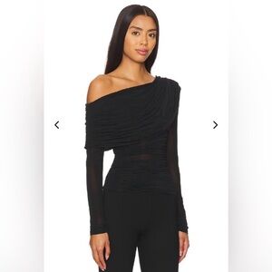 LOVERS AND FRIENDS Kylee top in black size XS designer neutral date night